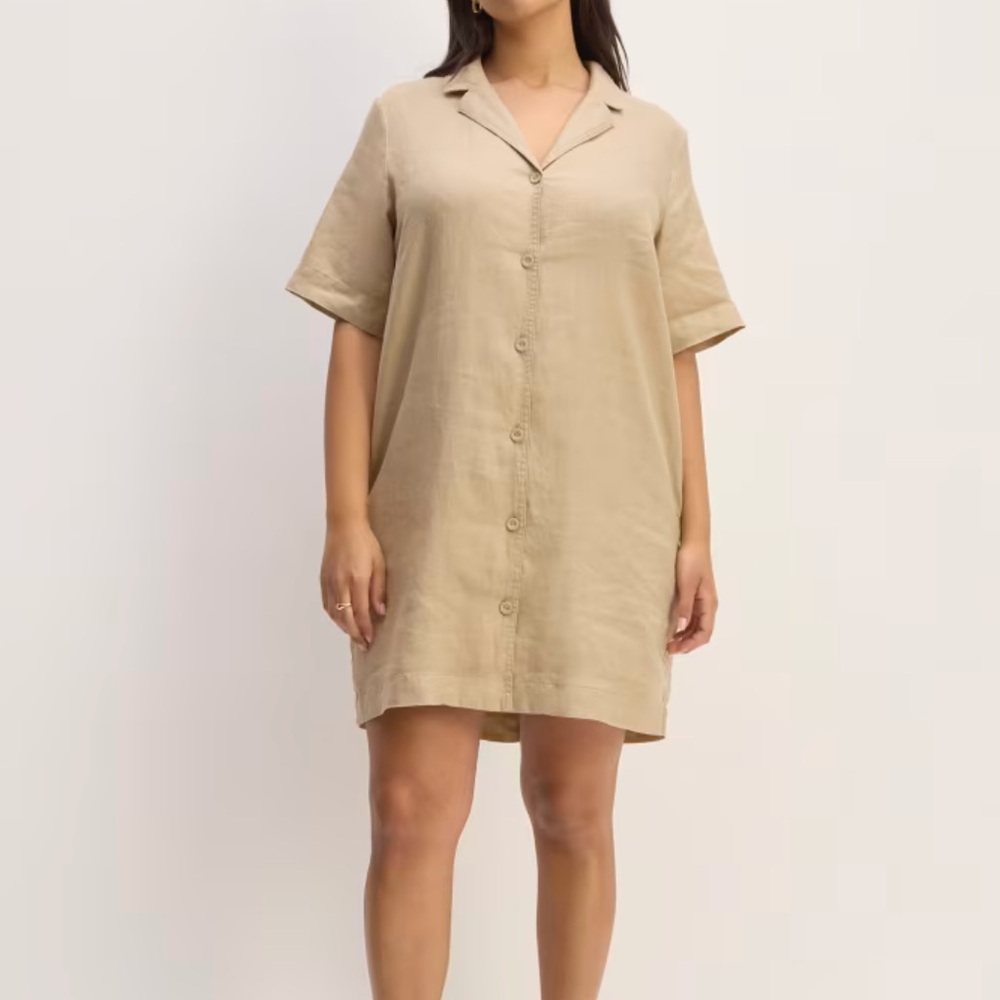 Everlane, linen dress